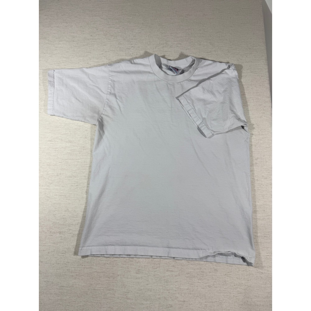 Pro Club T-Shirt Mens Large White Good Heavyweight Cotton Short Sleeve 0271